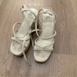 Wild Fable Beige Wedge Sandals
